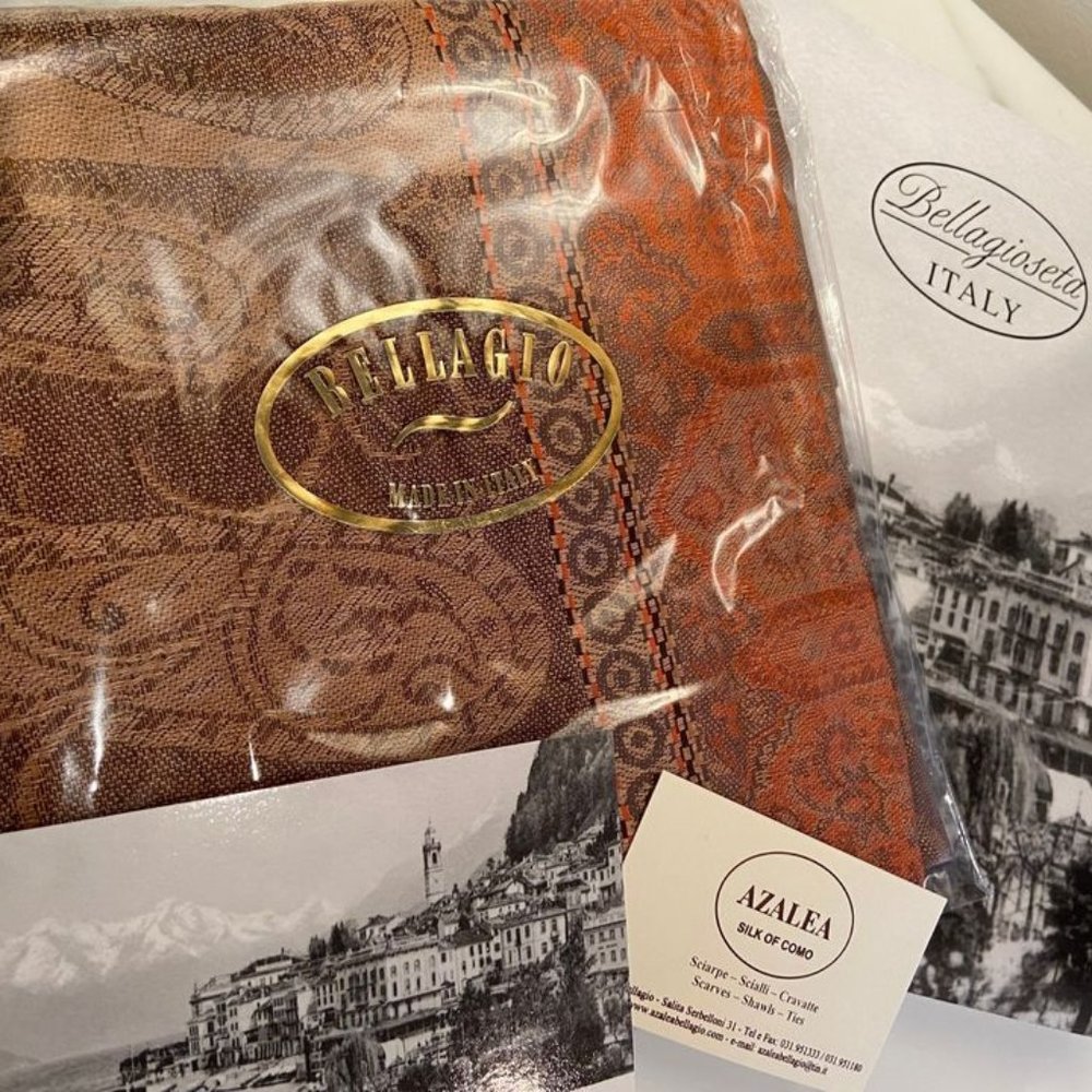 Italian Soft Wrap Scarf from Lake Como / Bellagio
